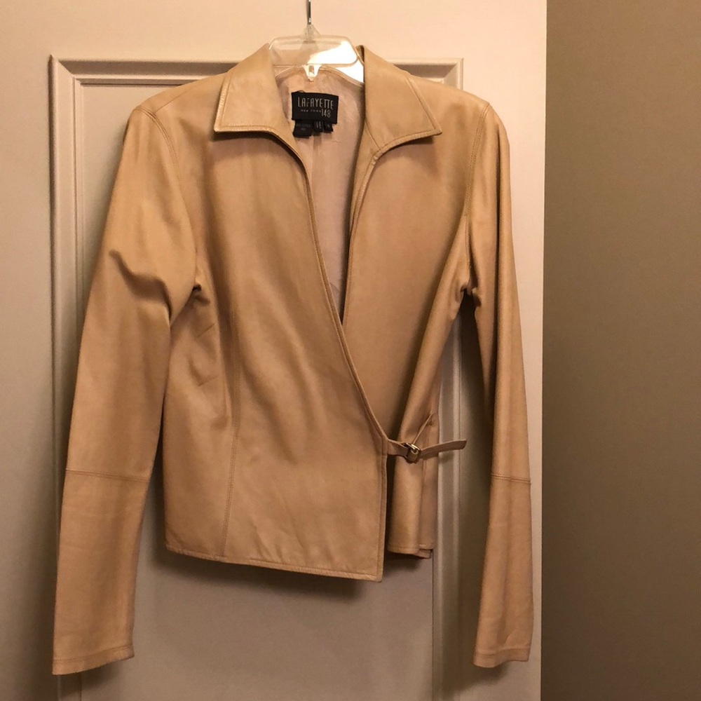 Lafayette New York 148, 100% real leather jacket